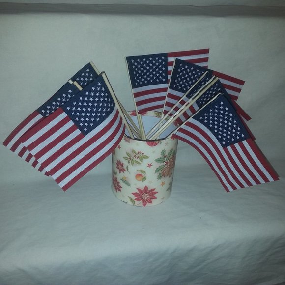 Accents 12 American Flag Dcor Hobby Lobby 4x6 Wood 1 Poshmark